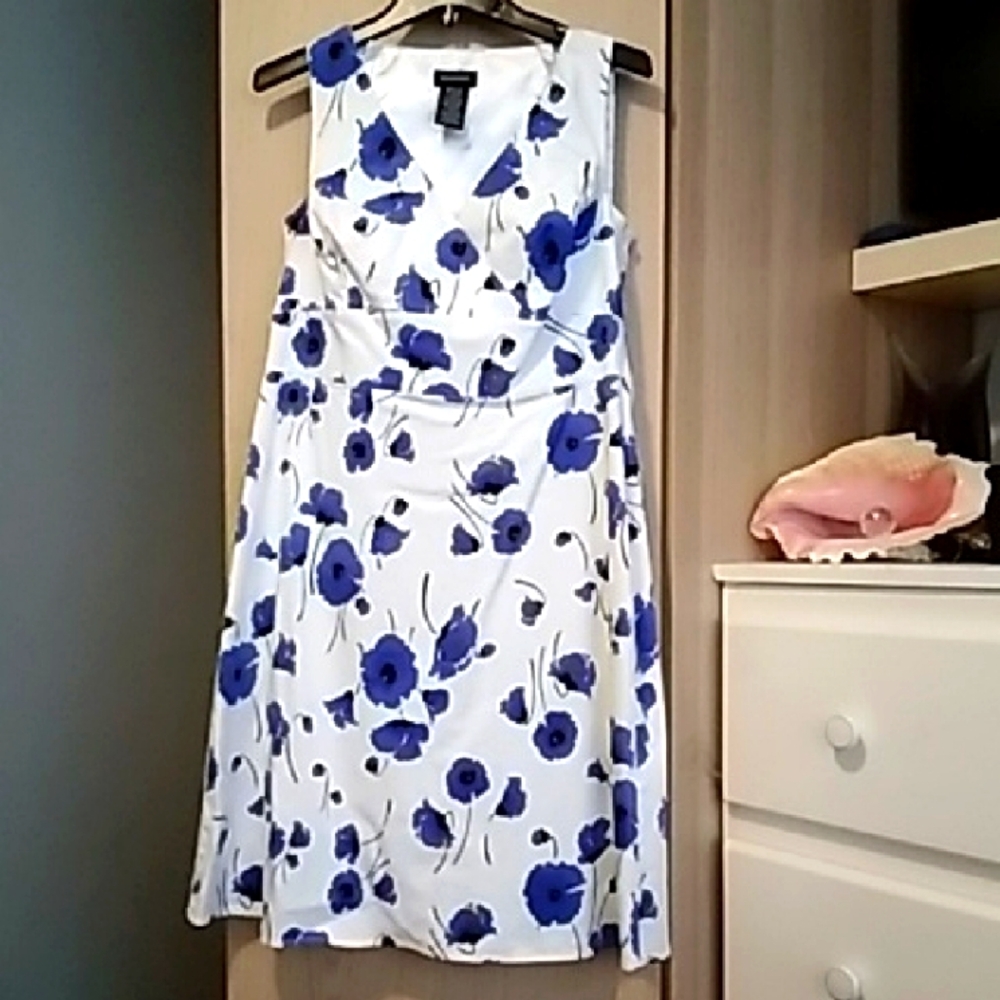 Spense A-Line Midi Cotton Dress Sz 14